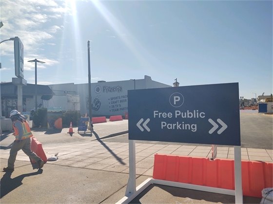 Construction along Grand Avenue: Street Paving