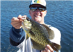 Jed Dickerson of Carlsbad, 1.07 Pounds Black Crappie caught 10-11 on Crappie Jig near Boat Dock Cove