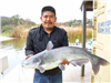 Antonio Ramirez of Valley Center, 13.40 pound catfish caught 2-4-19 using powerbait on Senior Shorel