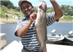 Avery Singh of Valley Center, 9.00 pound Catfish caught 6-15-08 on Plastic Worm off Senior Shoreline