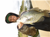 Cameron Gruwell of Valley Center 2.00 pound crappie caught 3-20-22 using a plastic jig trolling.