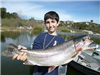 Adam Robere of Valley Center, 7.45 pound Trout caught 2-3-13 using a nightcrawler at the East Buoys