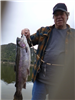 Ben Chastain of Fallbrook, 7.20 pound trout caught 3-10-23 using powerbait on Senior Shoreline.