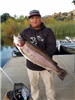 Daniel Fernandez of Downey, Ca., 14.50 pound trout caught 12-10-16 using a smoking jigz at West Buoy