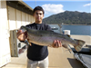 Edward Trammell of San Diego, 7.25 pound trout caught 1-30-16 using a nightcrawler at the South Shor