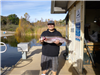 Hieu Hoaug of Garden Grove, 10.50 pound trout caught 1-3-20 fly fishing in Boat dock Cove.
