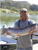 Jeff Hodges of Valley Center, 9.70 pound Trout caught 5-20-12 on a plastic frog in Willow Cove.