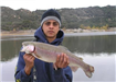 Juan Enrique Mendez, 5.00 pound Trout caught 12-21-09 on Green Powerbait west of Senior Shoreline