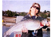 Karen Dragovich, 6.18 pound Trout caught 1-7-01 on Rainbow Powerbait at South Shore Rockpile
