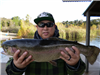 Rudy isaguirre, 6.80 pound trout caught 12-18-19 using hook up bait in Boat Dock Cove.