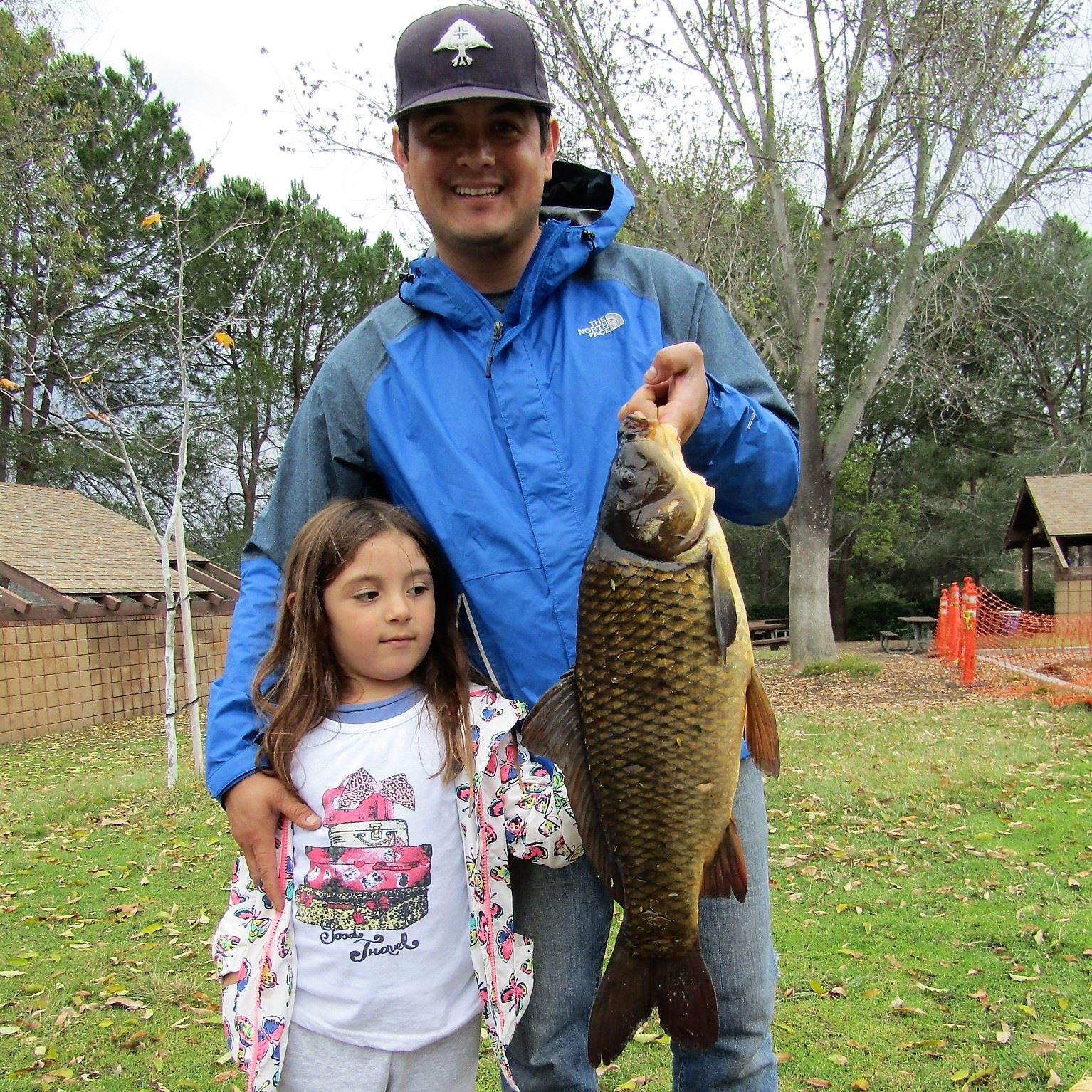 Olivia Medina (5 12 yrs. old) caught a 7.75 Pounds carp on 12-30-16 on Pier 1 with a nightcrawler (pict