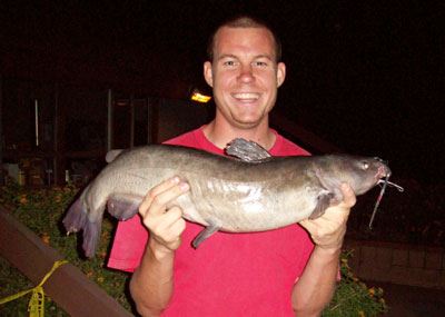 randon Judkins of Escondido, 11.04 Pounds Catfish caught 07-22-11 on Cut Mackerel