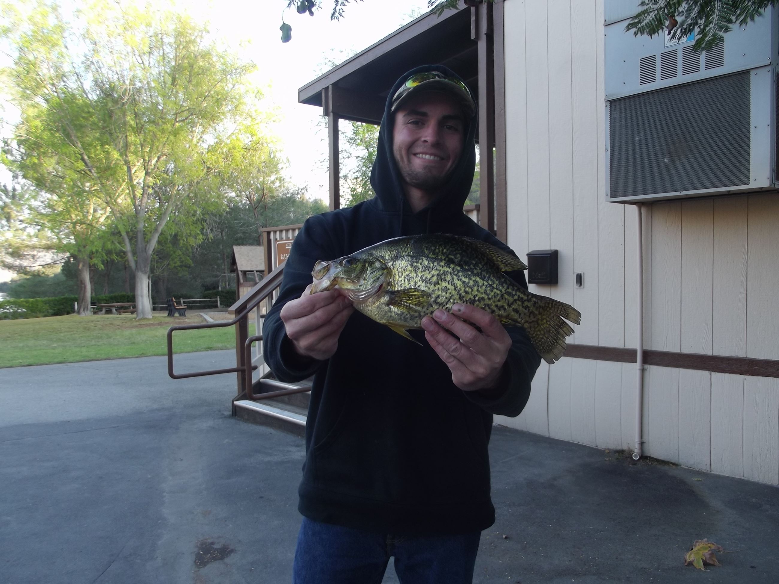 Joesph Garenhani New lake record crappie caught on green power worm at Catfish Cove