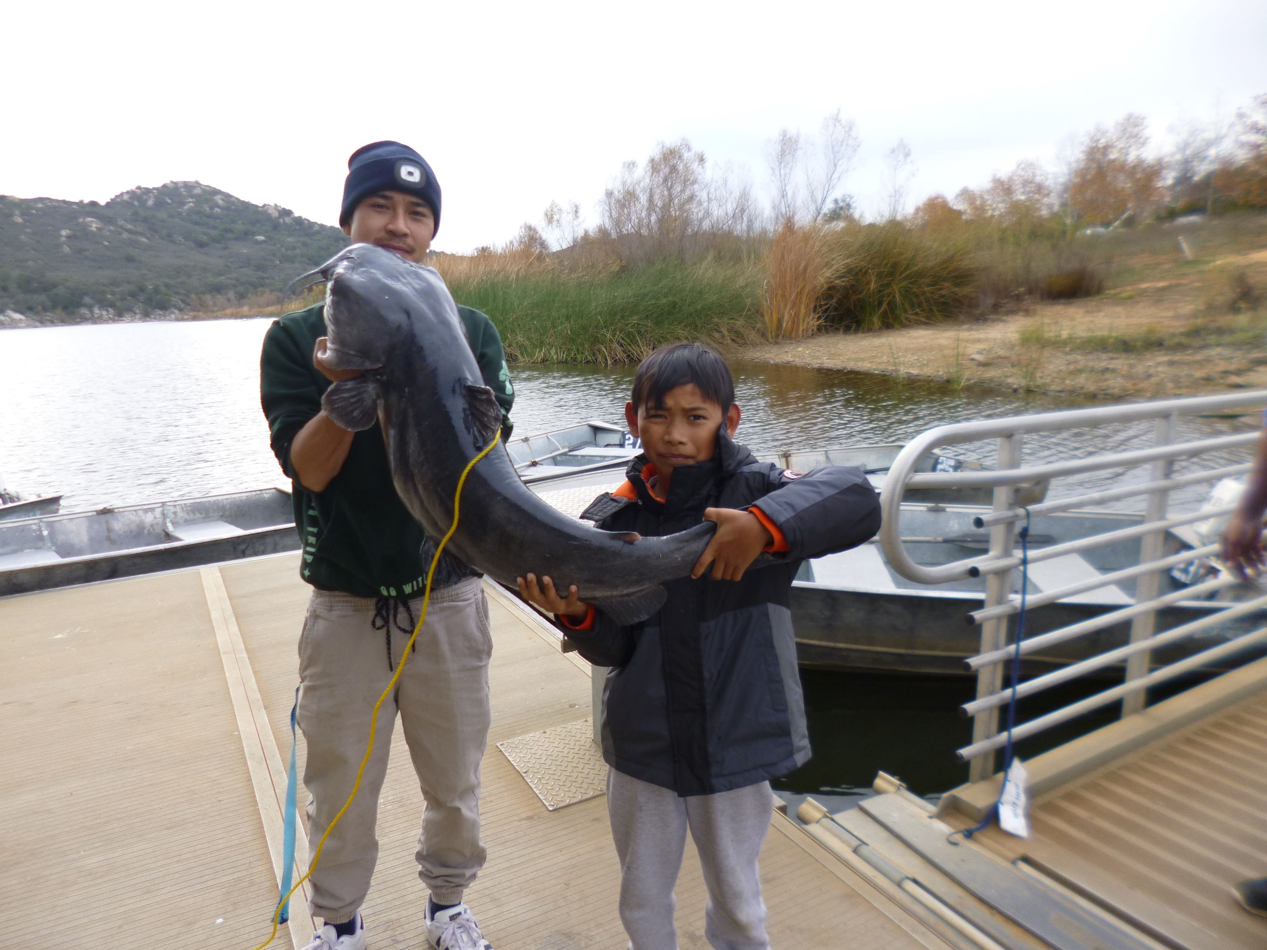 Thien Nguyen of San Diego, 31.30 pound catfish caught 12-27-22 using shrimp at the west buoys.