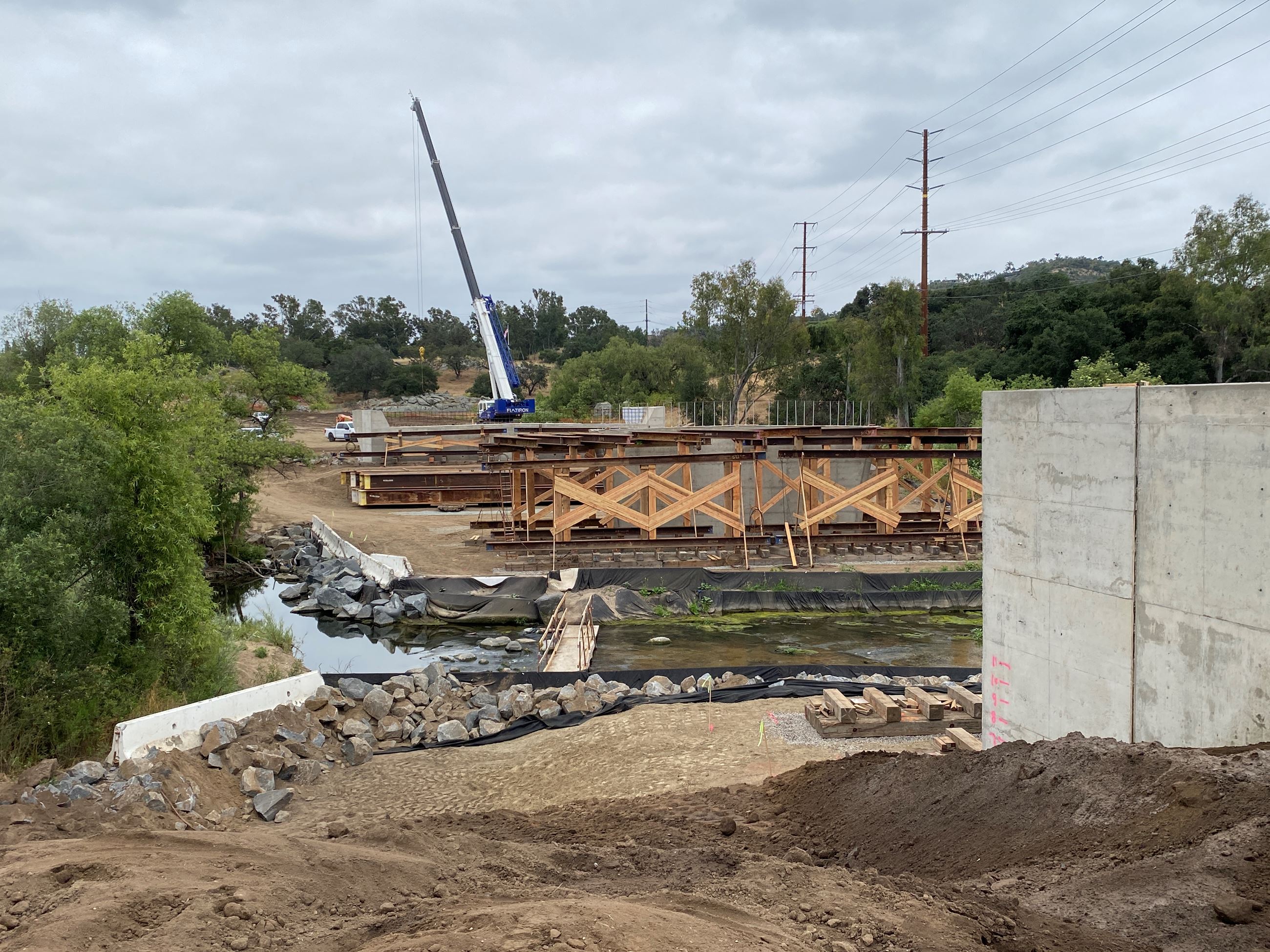 Construction on Citracado Parkway Extension Project