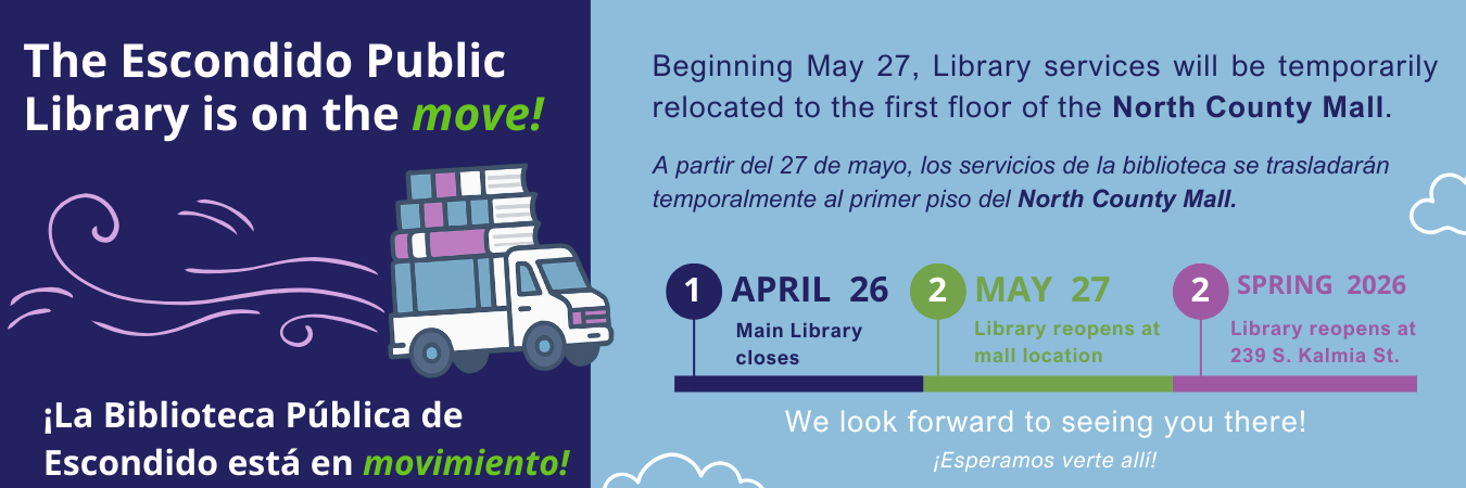 The Escondido Public Library is on the Move